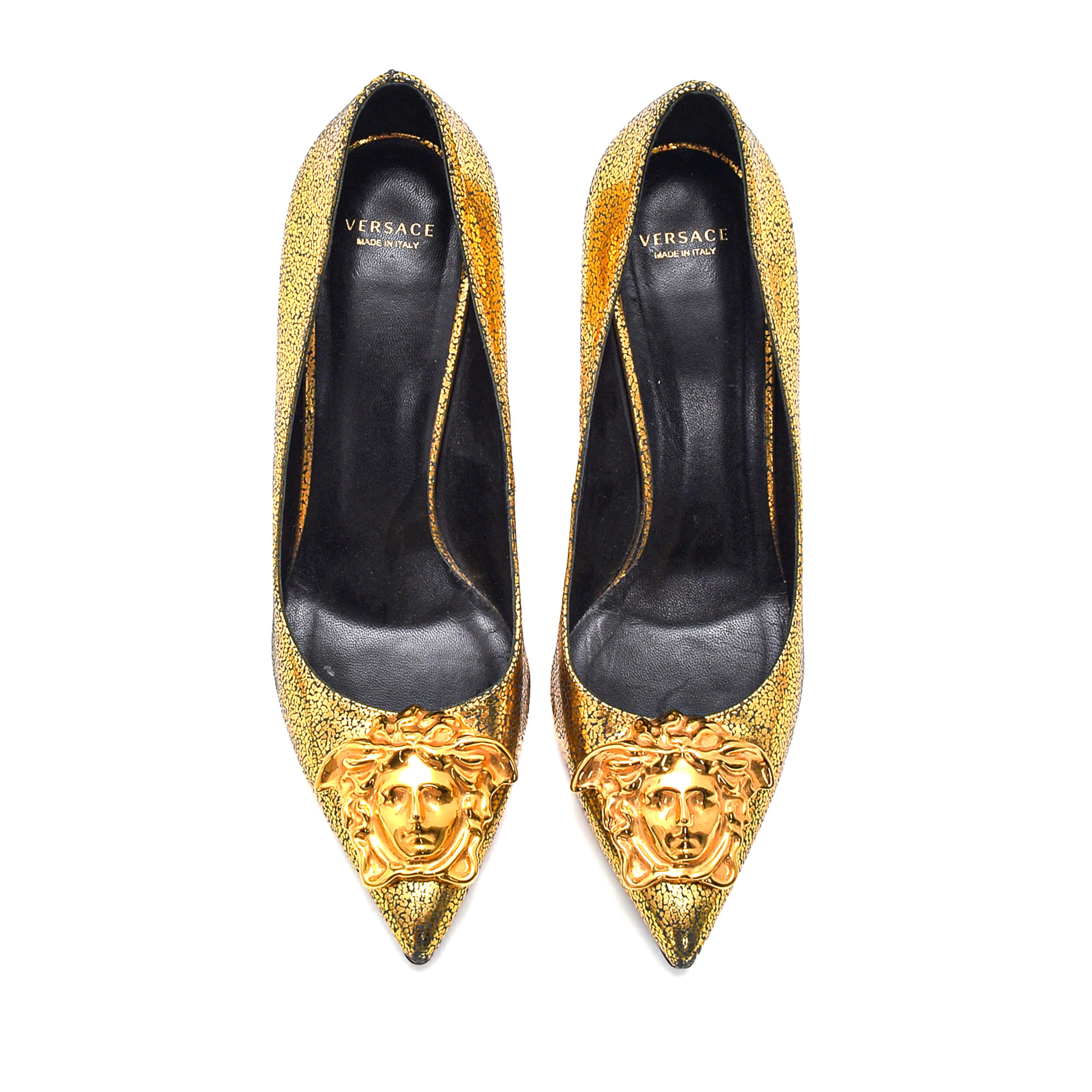 Versace - Gold Iconic Medusa Pump